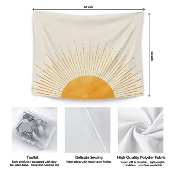 OGILRE Boho Rainbow Tapestry | 50x60 Home Decor