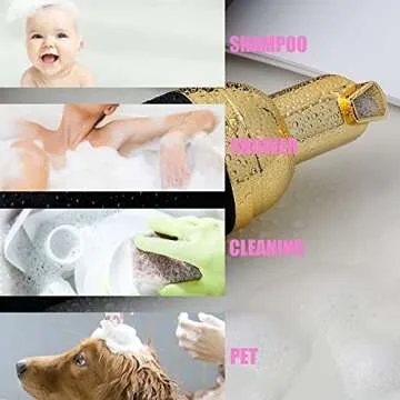 IRON BILL 2 Oz Empty Foam Pump Bottle (12PCS) Travel Foaming Soap Dispenser for Hand Soap, Lash Shampoo Cleanser(Black&Gold Pump&Black Cap)