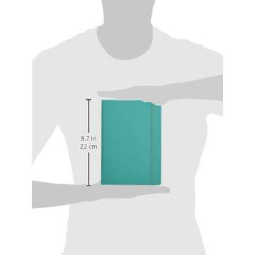 LEUCHTTURM1917 - Notebook Hardcover Medium A5-251 Numbered Pages for Writing and Journaling (Emerald, Dotted)