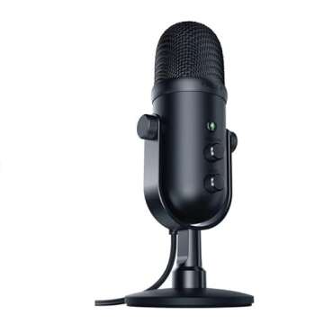 Razer Seiren V2 Pro USB Microphone for Streamers - Renewed