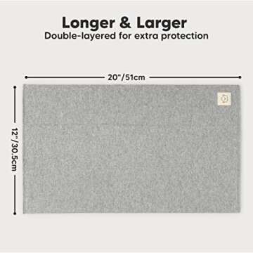 Organic Burp Cloths Baby Girl, Boy - 6-Pack Large Baby Burp Cloths, Super Absorbent Burping Cloths for Babies, Soft & Plush Cotton Burp Cloth, Spit Up Burp Rags, Newborn Burp Clothes (Neutrals)