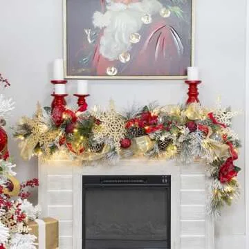 AuldHome Vintage Ball Ornaments Set of 6 Antique Gold