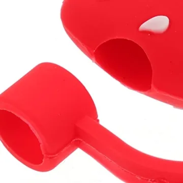 Cute Cartoon Silicone Straw Covers - 6 Pcs Reusable Caps