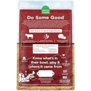 Open Farm, Ancient Grains Dry Dog Food, Protein-Rich & Nutrient Dense, 90% Animal Protein Mixed with...