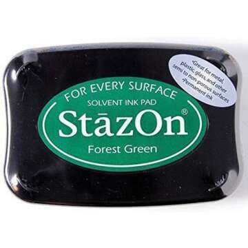 StazOn Color Ink Pad Color: Forest Green