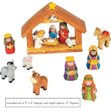 Fun Express Mini Nativity Set - A Bright Christmas Treasure