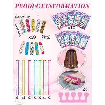 Xuhal 92 Pcs Spa Party Favors for Girls Slumber Party Supplies Kids Satin Robes Sleepover with Gift Bags for Girl Kids Birthday Gifts Total 10 Sets(Rose,14)