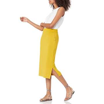Amazon Essentials Women's Midi Skirt - Versatile & Stylish