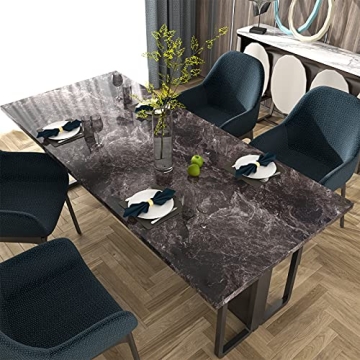 LACHEERY Black Sandstone Marble Contact Paper - Stylish Upgrade