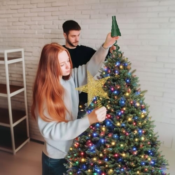 Christmas Tree Topper Holder - Twist On Universal Stabilizer with Adjustable Attachments. Secure Loc...