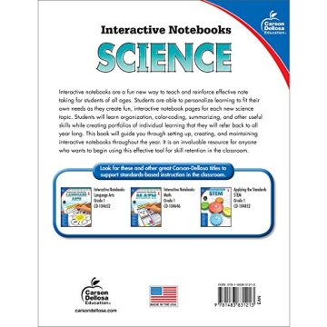 Interactive Science Workbook for 1st Graders - Carson Dellosa
