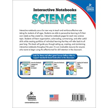 Interactive Science Workbook for 1st Graders - Carson Dellosa