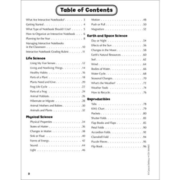 Interactive Science Workbook for 1st Graders - Carson Dellosa