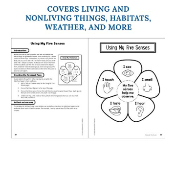 Interactive Science Workbook for 1st Graders - Carson Dellosa