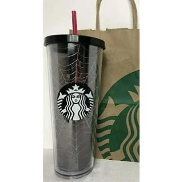 Starbucks Limited Edition Halloween Spiderweb Tumbler