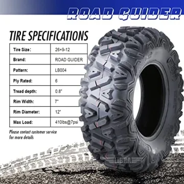 Road Guider 2 Tough ATV/UTV Tires for All Terrains