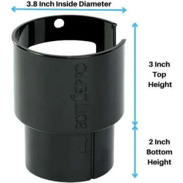 Adjustable Cup Holder Adapter for Wide Mouth Flasks