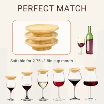 Pahdecor Wine Glass Charcuterie Toppers for Entertaining