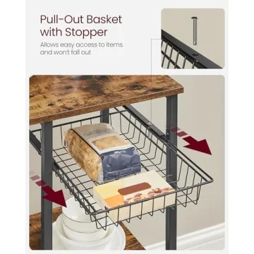 VASAGLE Baker's Rack - Stylish Kitchen Storage Solution
