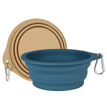 Durable Collapsible Dog Bowls - Travel & Outdoor Use