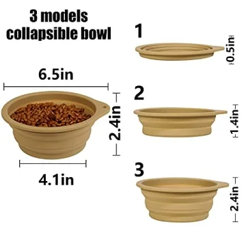 Durable Collapsible Dog Bowls - Travel & Outdoor Use