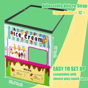 HAJOROM Play Panel for Kids Play Couch Childrens Play Panel for Toddler Foam Sofa (Play Couch not Included)