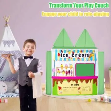 HAJOROM Play Panel for Kids Play Couch Childrens Play Panel for Toddler Foam Sofa (Play Couch not Included)