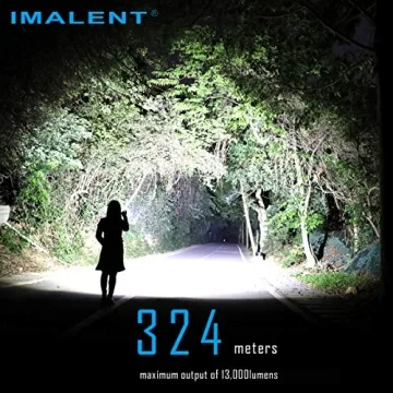 IMALENT MS03 EDC Flashlight 13000 Lumens, Cree XHP70.2nd LEDs Super Bright Led Rechargeable Flashlight, Suitable for Searching, Patrol and Fishing