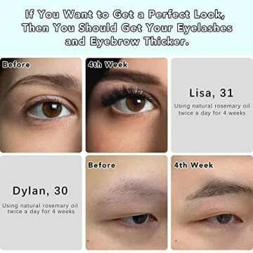 2oz Multipurpose Rosemary Essential Oil 100% Pure Organic Natural for Hair Growth, Eyebrow, Eyelash, Beard& Thinning Hair, Nourish Scalp, Improve Blood Circulation, Hair Loss Treatment