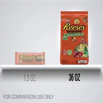 REESE'S Holiday Candy Peanut Butter Cup Miniatures 36 oz