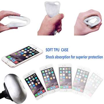 VoMotec iPhone 6s Plus Case,iPhone 6 Plus Case, [Cute series] Anti-scratch Slim Flexible Soft TPU Protective Shell Cover Case for iPhone 6 6s Plus 5.5,funny yellow Acoustic guitar