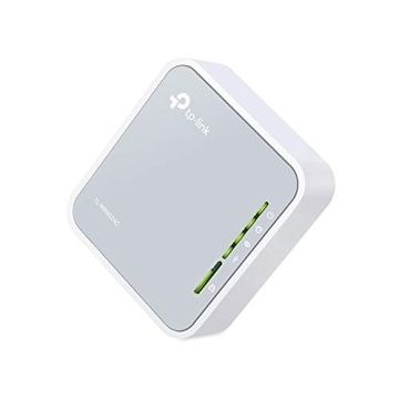 Compact TP-Link AC750 Travel Router with Dual Band Wi-Fi
