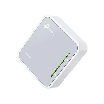 Compact TP-Link AC750 Travel Router with Dual Band Wi-Fi