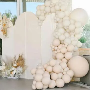 Voircoloria White Sand Balloons Set for Any Occasion