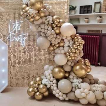 Voircoloria White Sand Balloons Set for Any Occasion