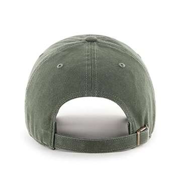 '47 Los Angeles Dodgers Clean Up Dad Hat Baseball Cap - Moss Green/Black