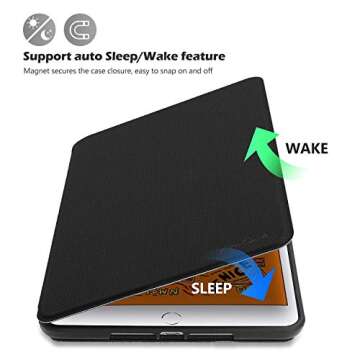 ProCase Book Cover for iPad Mini 5/4/3/2/1 - Black