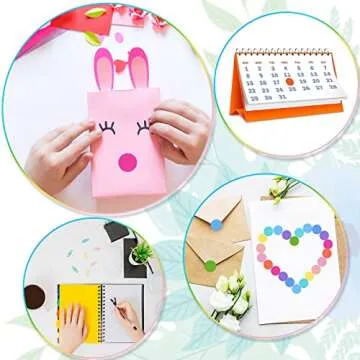 Tallew 2800 Pieces 3/4 Inch 10 Color Diameter Color Coding Labels Polychrome Stickers Assorted Removable Stickers for Classrooms Offices Labeling Marking(Macaron Color)