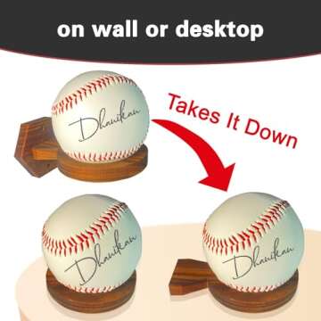 OUDFJASPQ Baseball Holders Wall Mount for Display