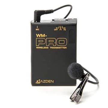 Azden WLX-PRO Lavalier System for Clear Audio Recording