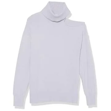 The Drop Women's Josephine Cutout Sweater in Dusty Purple