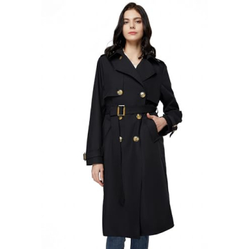 Orolay Women's Stylish 3/4 Length Trench Coat with Belt for All Occasions