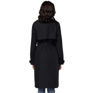 Orolay Women's 3/4 Length Double Breasted Trench Coat