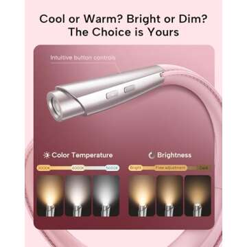 enclize LED Neck Reading Light for All Activities