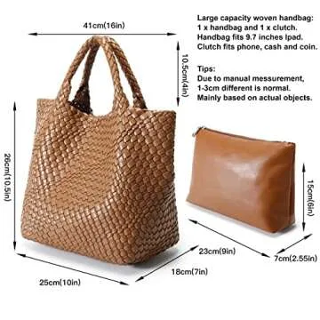 Chic Vegan Leather Tote for Fashion-Forward Women