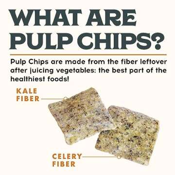 Pulp Pantry Veggie Tortilla Chips, Gluten, Potato and Corn Free, Delicious Snack Food, Seen On Shark Tank! (Sea Salt, Pack of 2)
