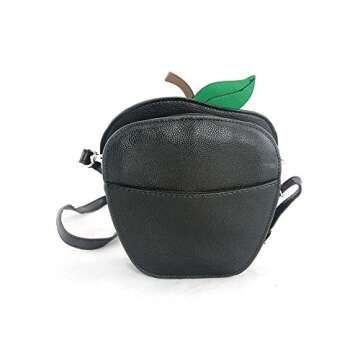 Sleepyville Critters Poisoned Apple Vinyl Crossbody Bag (Green)