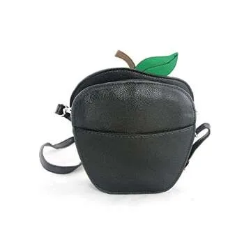Sleepyville Critters Poisoned Apple Vinyl Crossbody Bag (Green)