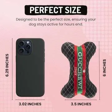 Runway Pup Collection Unique Squeaky Plush Dog Toys