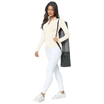 QUEENIEKE Women's Athletic Jacket with Pockets for Running